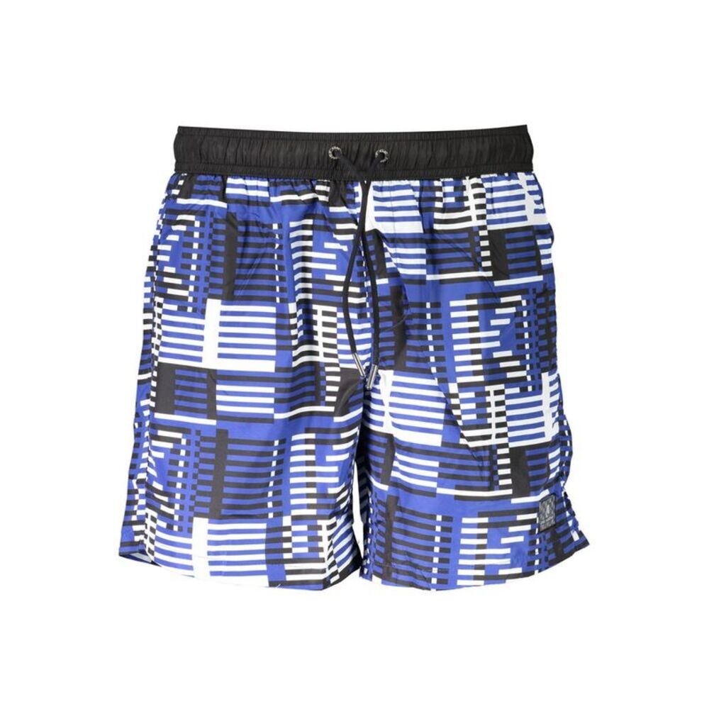 Karl Lagerfeld Blu Polyester Men Swim Men's Boxer